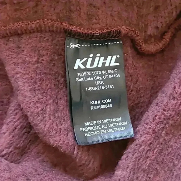 NWOT Kuhl Acendyr  1/4 Zip Fleece Pullover Women's Small - Rustic (Rust/Brick) - Picture 5 of 8